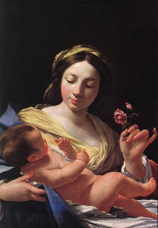 Simon Vouet Virgin and Child Germany oil painting art